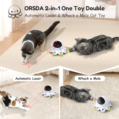 ORSDA 2-in-1 Cat Laser Toy