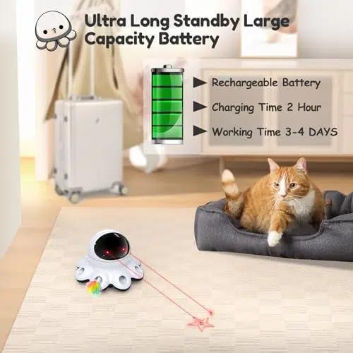 ORSDA 2-in-1 Cat Laser Toy