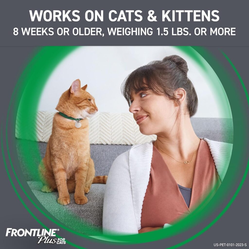 Protect Your Kitten from Fleas with Frontline Plus - 3 Doses